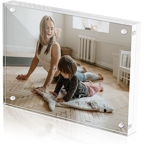 Couples Picture Frame 5x7,Double Sided Display Photo Booth with White Gift Box for Office Men and Home women