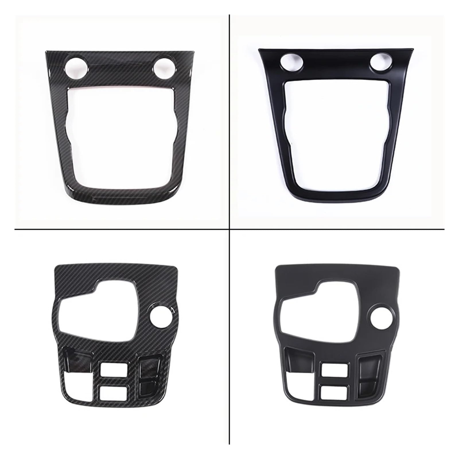 Accessori Interni Per Jaguar Per F-TYPE 2013-2023 ABS Copertura Telaio Volante Auto Adesivo Accessori Auto Interni Automobilistici(Carbon Fiber Look