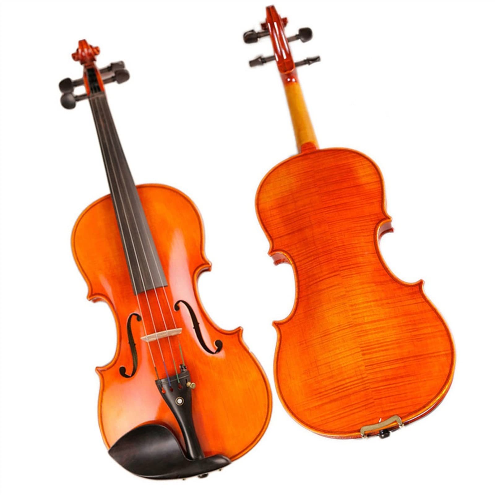 Strumento A Violino con Motivo A 4/4 Accessori in Ebano Giallo Dorato con Custodia E Arco Violini per Studenti