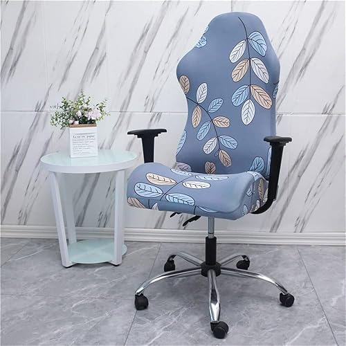 LUCOJET Funda para silla de oficina para videojuegos, elástica, lavable, antipolvo, para sillón, silla giratoria, silla de juegos, silla de jefe de