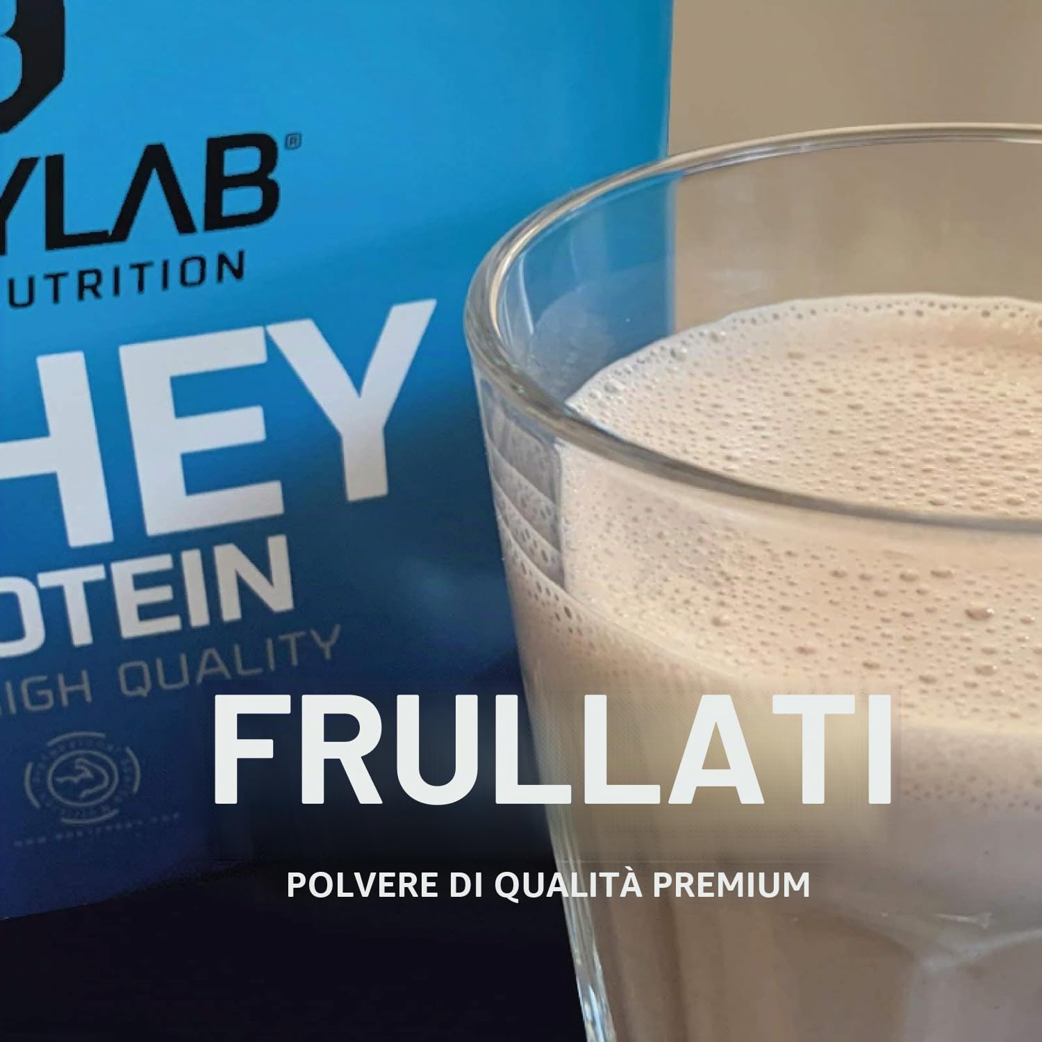 Bodylab24 Whey Protein Powder Cioccolato 2kg, proteine per muscoli più forti, whey può promuovere la costruzione dei muscoli, con 80% di proteine, senza aspartamee