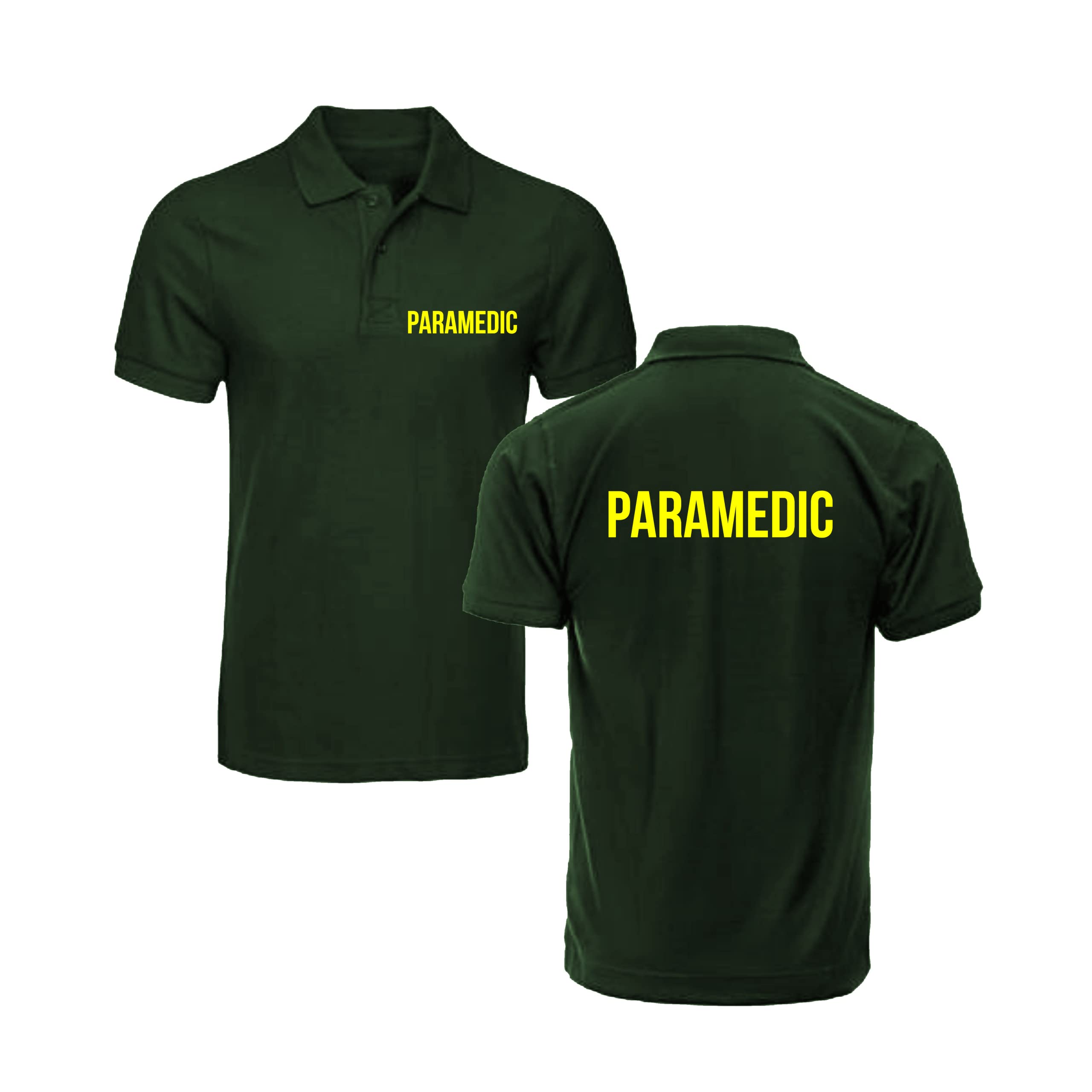 GenericParamedic Polo T-Shirt Medic First Aid First Aid Responder Life Save Insdustrial Workwear Adults Top