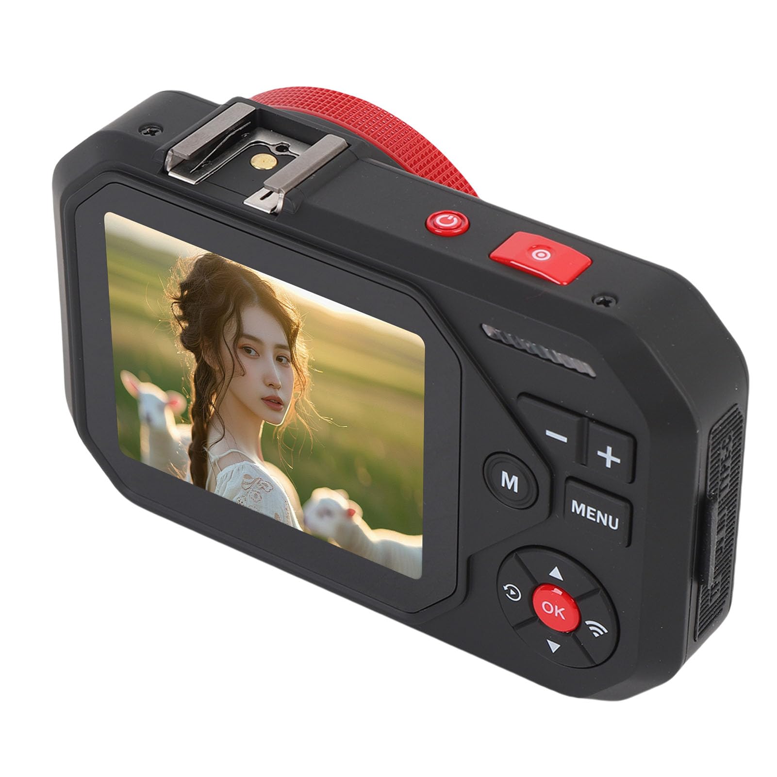 Aparat Cyfrowy dla Dzieci, 64MP HD 18x Cyfrowy Zoom Autofocus Volg z Ekranem 2,8 -calowym, Selfie Podwójnego Ekranu, do Fotografii i Wideo (BLACK)