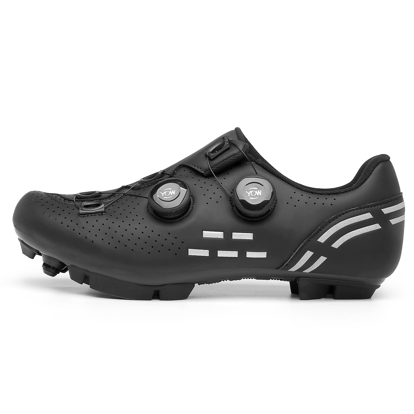 Scarpe da Ciclismo MTB da Uomo Donna Scarpe da Mountain Bike Traspirante Compatibile con i Pedali Shimano SPD a 2 bulloni con Tacchetti, Scarpe da Equitazione