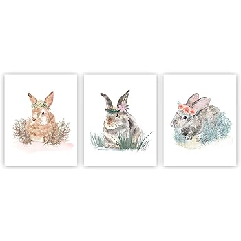 nursery bunny prints