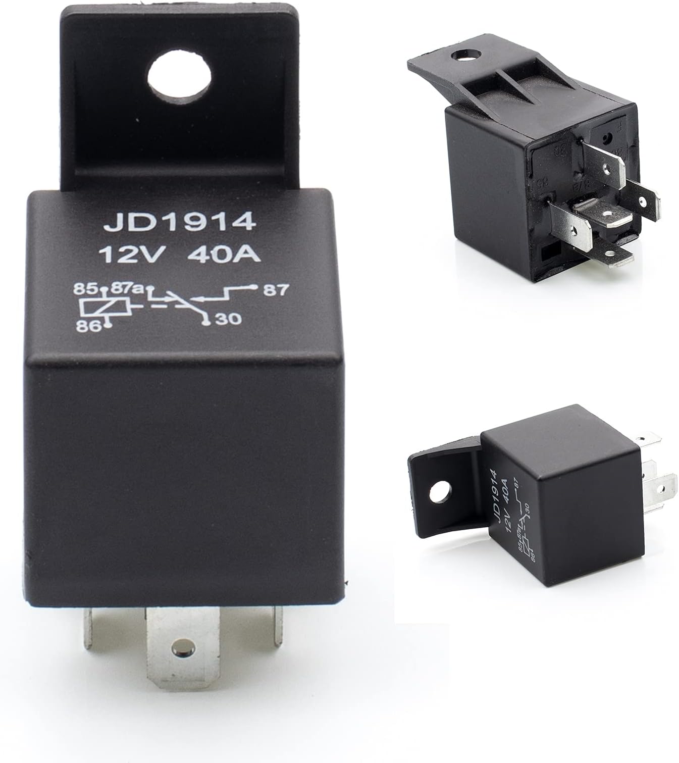 RY116 Relay, 15-50961 FOAB-14B192-AA Relay for Professional Fuel Pump Relay Blower Motor Relay A/C High Load Engine Cut Off Relay Onboard Computer Relay Use, 1 Pack