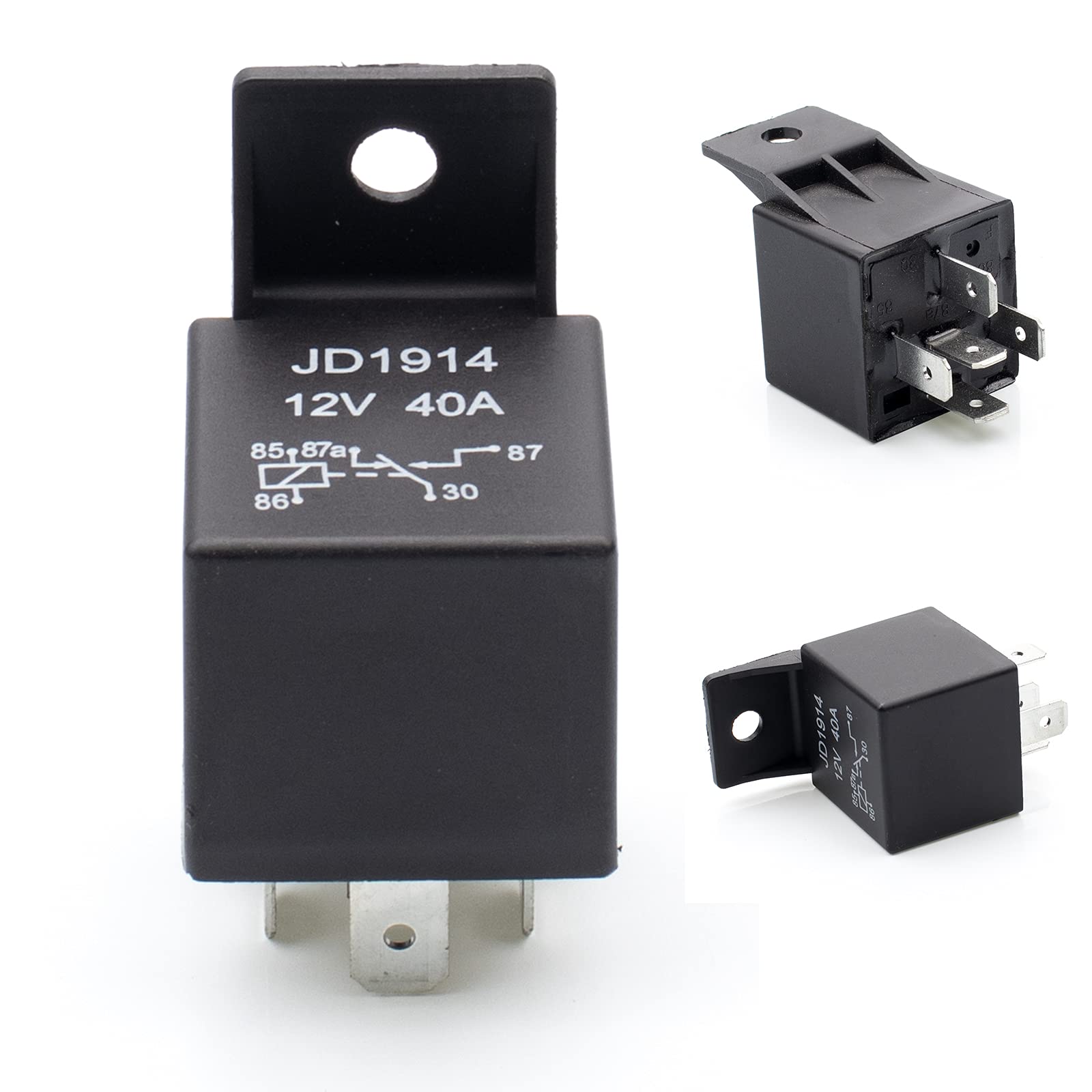 RY116 Relay, 15-50961 FOAB-14B192-AA Relay for Professional Fuel Pump Relay Blower Motor Relay A/C High Load Engine Cut Off Relay Onboard Computer Relay Use, 1 Pack