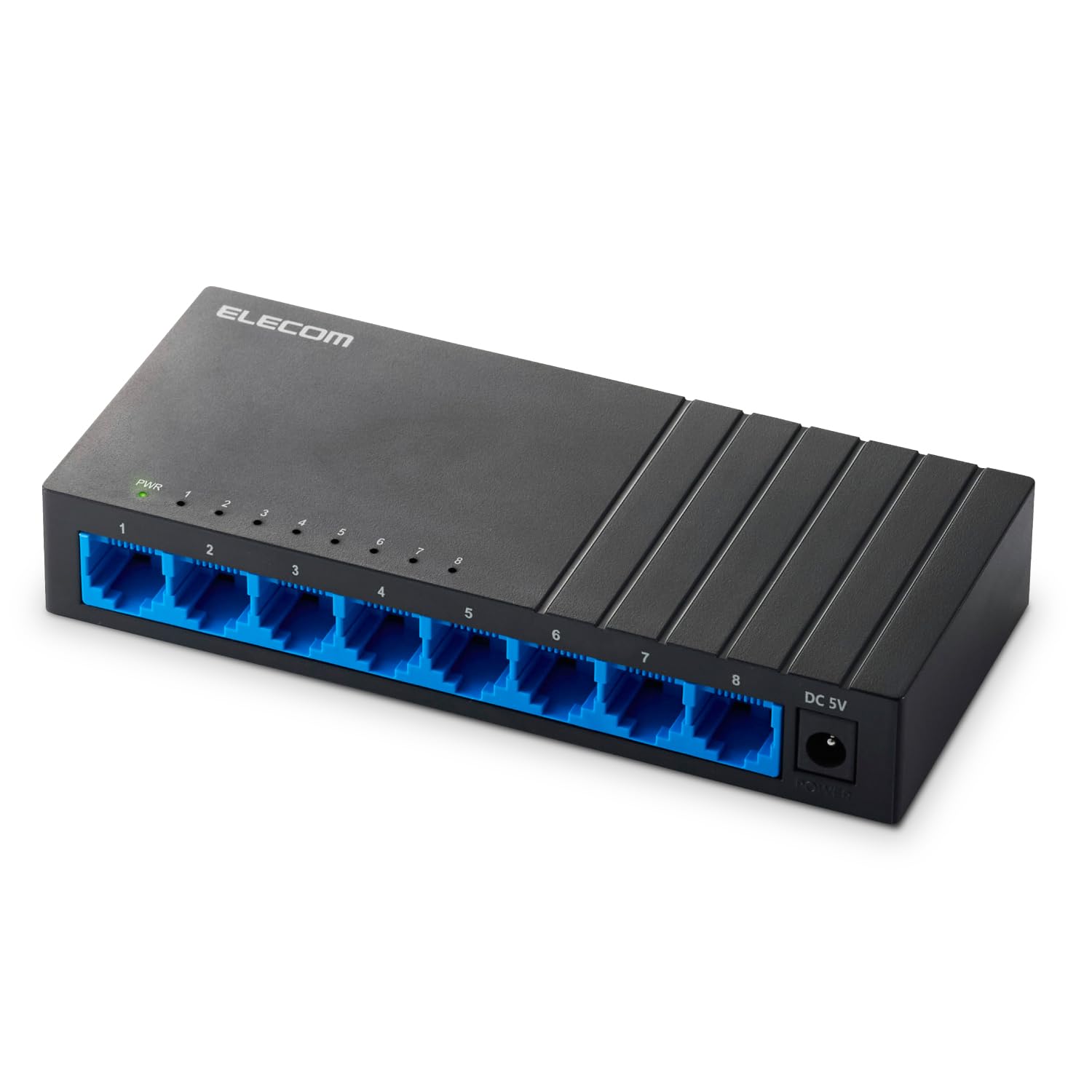 エレコム ギガビットスイッチングハブ　8ポート　24箱EHC-G08PA2-JW Amazon | エレコム スイッチングハブ ギガビット対応 8ポート AC