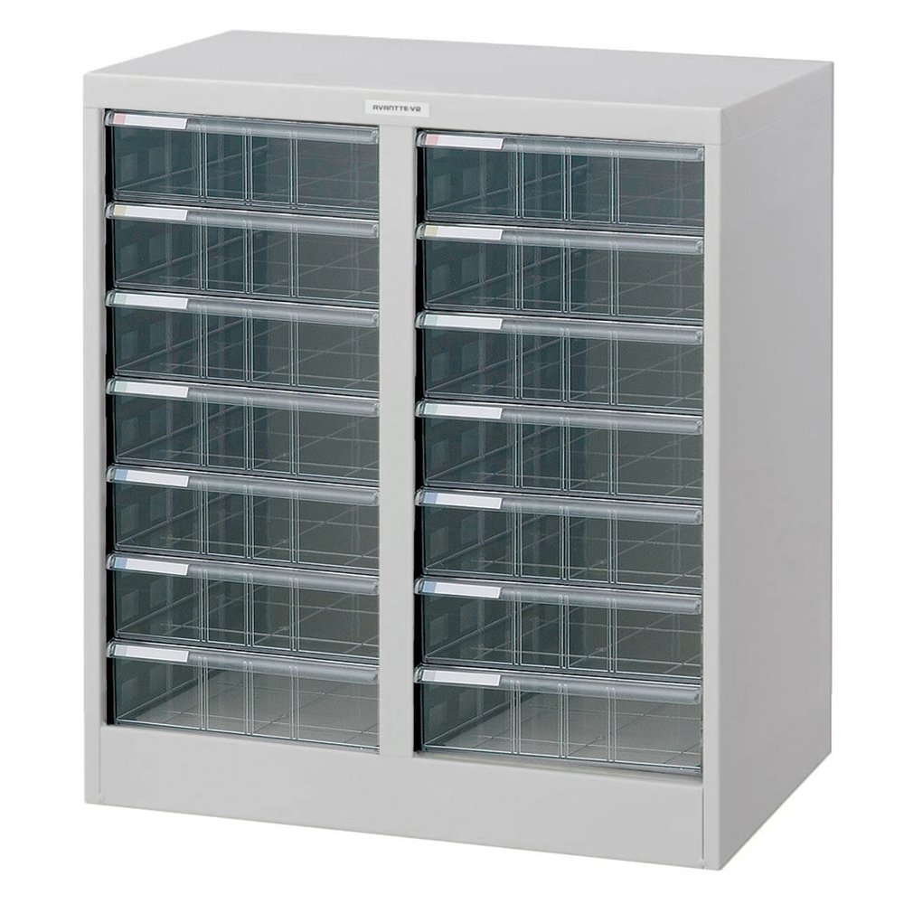 Rangement vertical A4 gris à 7 tiroirs profonds pour éliminer le désordre du bureau