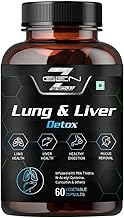 Lung and Liver Detox Supplement with Milk Thistle Extract 600mg (30:1) N-Acetyl Cysteine| Cordyceps| Beetroot| Support Fatty Lung and Liver and helps Detoxification & Digestion (Pack of 1)