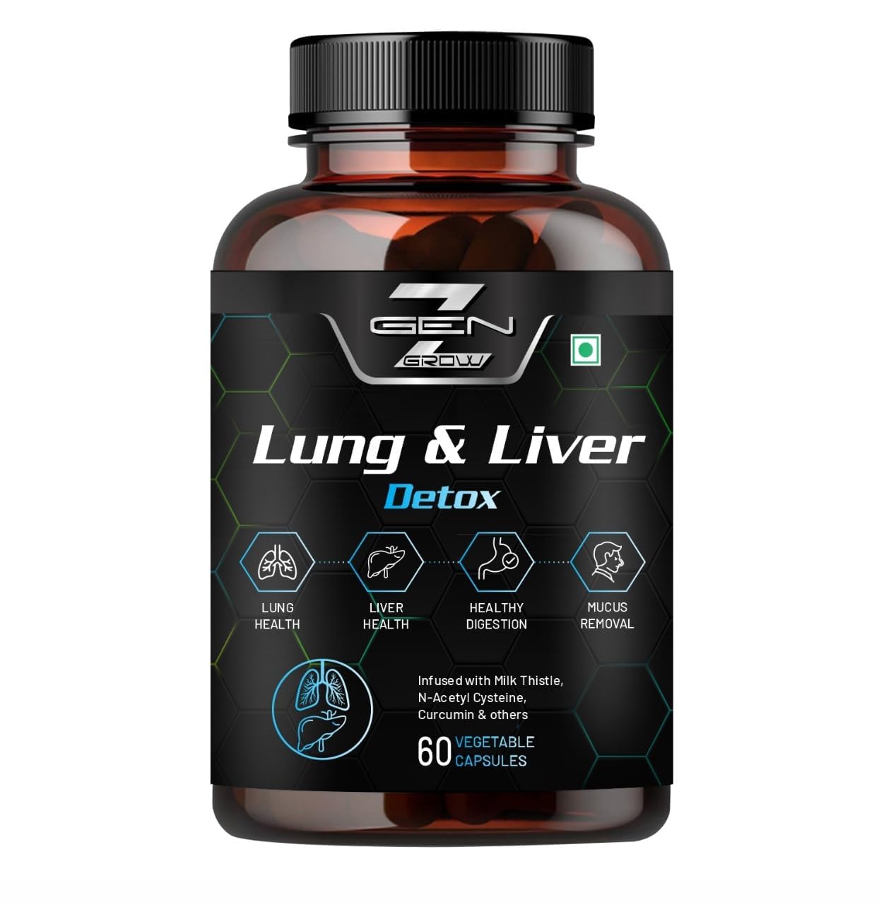 Lung and Liver Detox Supplement with Milk Thistle Extract 600mg (Pack of 1)-image-27