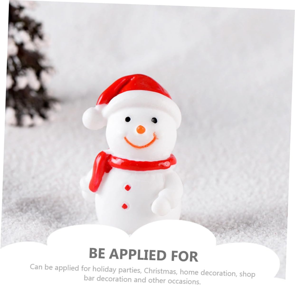 Christmas Garden Ornaments 7pcs Xmas Decorative House Adornments for Party Daily Decor