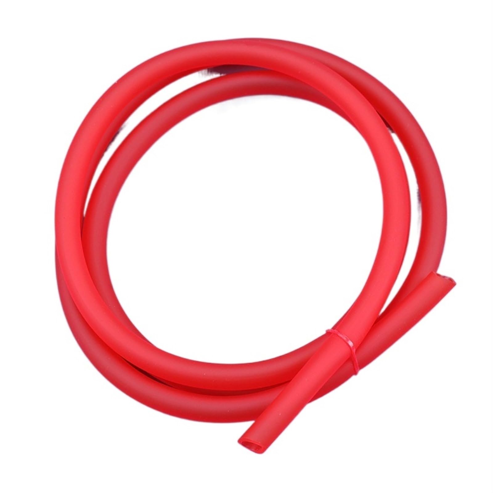 High Temp Resistant Flexible Silicone Tube， Rubber Tubing Silicone Petrol Fuel Line Hose 5x8mm 1 Meter Multicolor(Red)