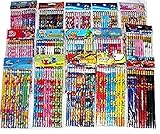 Disney 180 pcs Nickelodean DreamWorks Marvel Cartoon Character Licensed Wooden Pencil