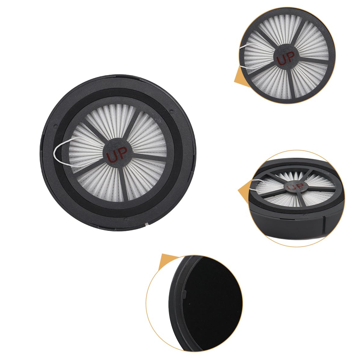 3 pezzi di accessori per filtro HEPA per P10 P11 U11, accessori per filtro HEPA per aspirapolvere, elemento di ricambio per aspirapolvere portatile senza fili