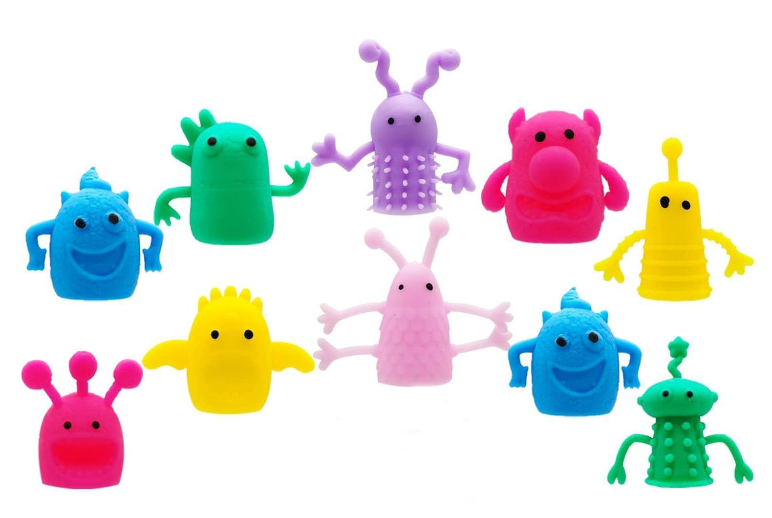 Amazon.co.jp: かわいい指人形おもちゃ モンスターストレッチ フィ