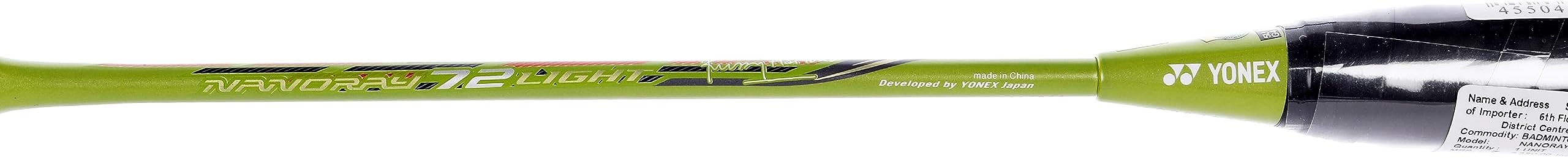 Yonex Badminton Racquet Nanoray 72Light Gold G4 5U