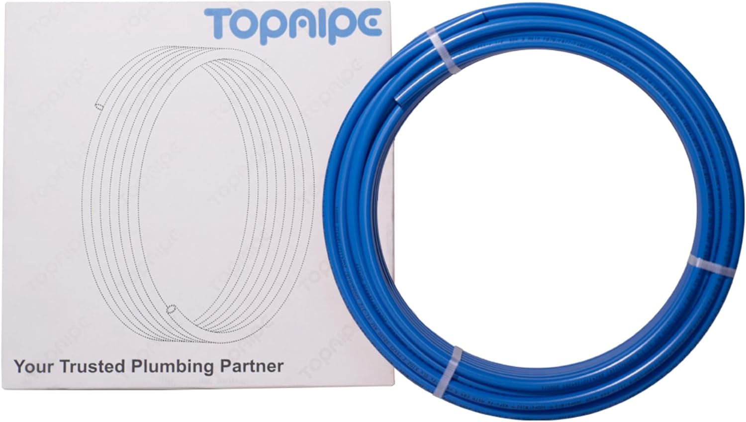 PEX-B Pipe, 3/4 Inch x 100 Feet Blue, NSF Certified for Potable Water, PEX-B Tubing for Plumbing, Floor/Wall Plumbing Tools Pex Fittings for Hot/Cold Water