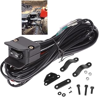 ATV Winch Switch Handlebar Control Mini Rocker Switch - All Winches Replacement 12V ATV UTV Winch Rocker Switch