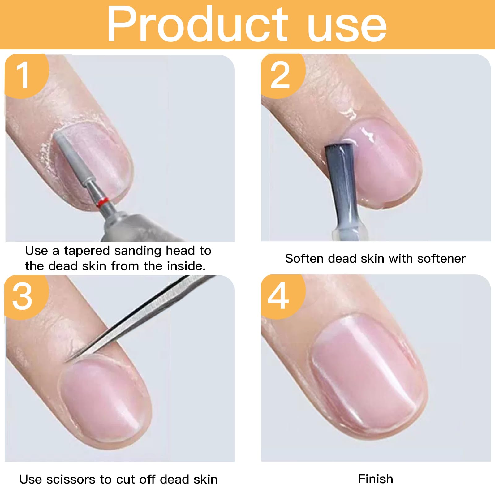 Tijeras Profesionales para Uñas, Tijeras para Manicura, Tijeras Curvas para Cutículas, Tijeras Belleza, para Recortar Cejas, Uñas, Vello Facial