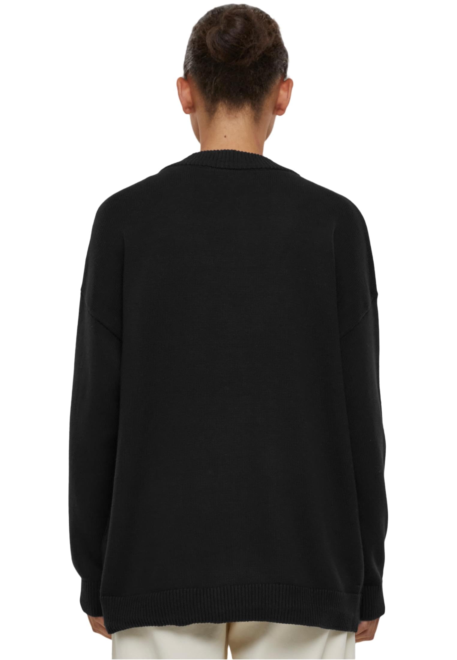 Urban Classics Ladies Big Oversized Mujer Cárdigan Negro Más Grande