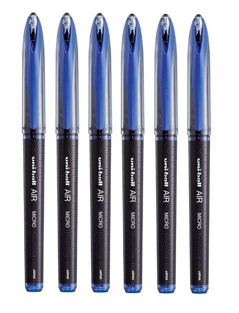 UBA 188L AIR Micro Blue Roller Ball Pen (BXD DOZ)
