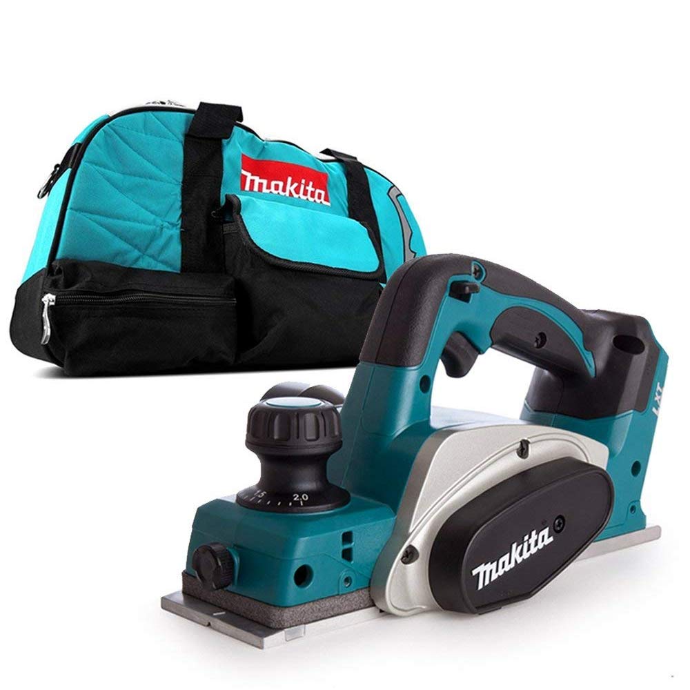 Makita Turquoise Dkp180z Lxt 18V Li-Ion 82Mm Planer Body With Lxt 400 Bag