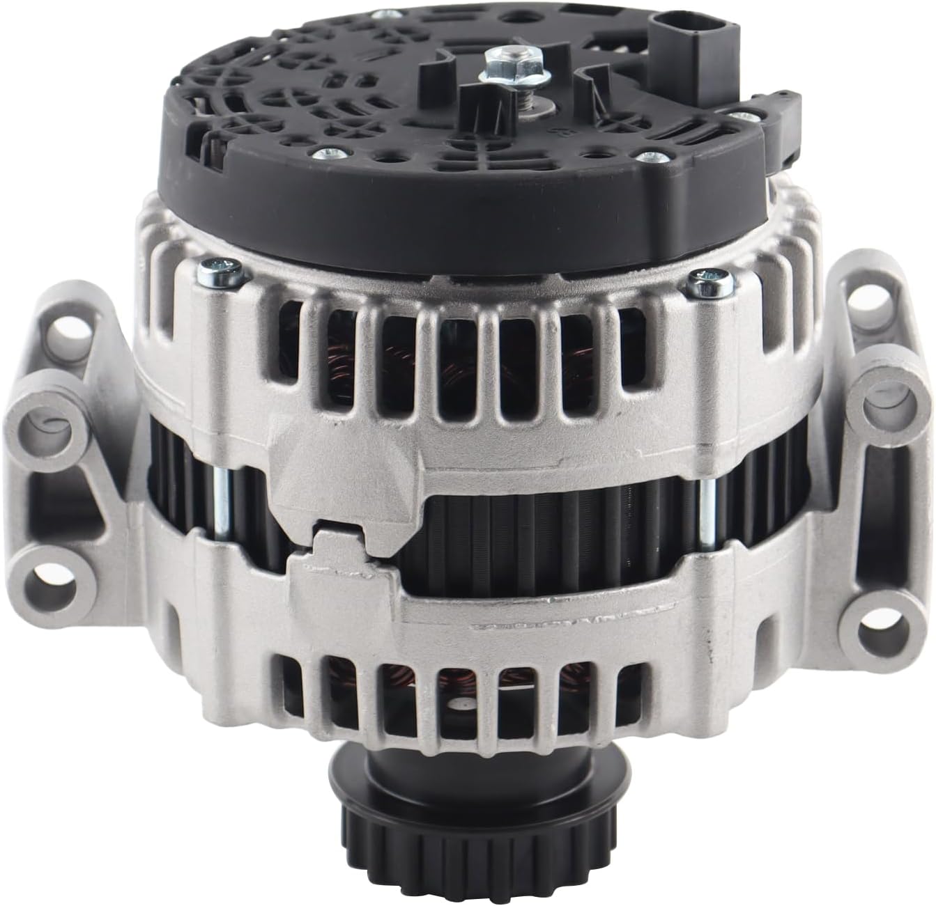 Alternator 180A 12V Decoupler Pulley Compatible with 2007-2015 VOLVO S80, 2011-2016 S60, 2010-2016 XC60, 2008-2015 XC70, 2007-2014 XC90, Replace 11346N