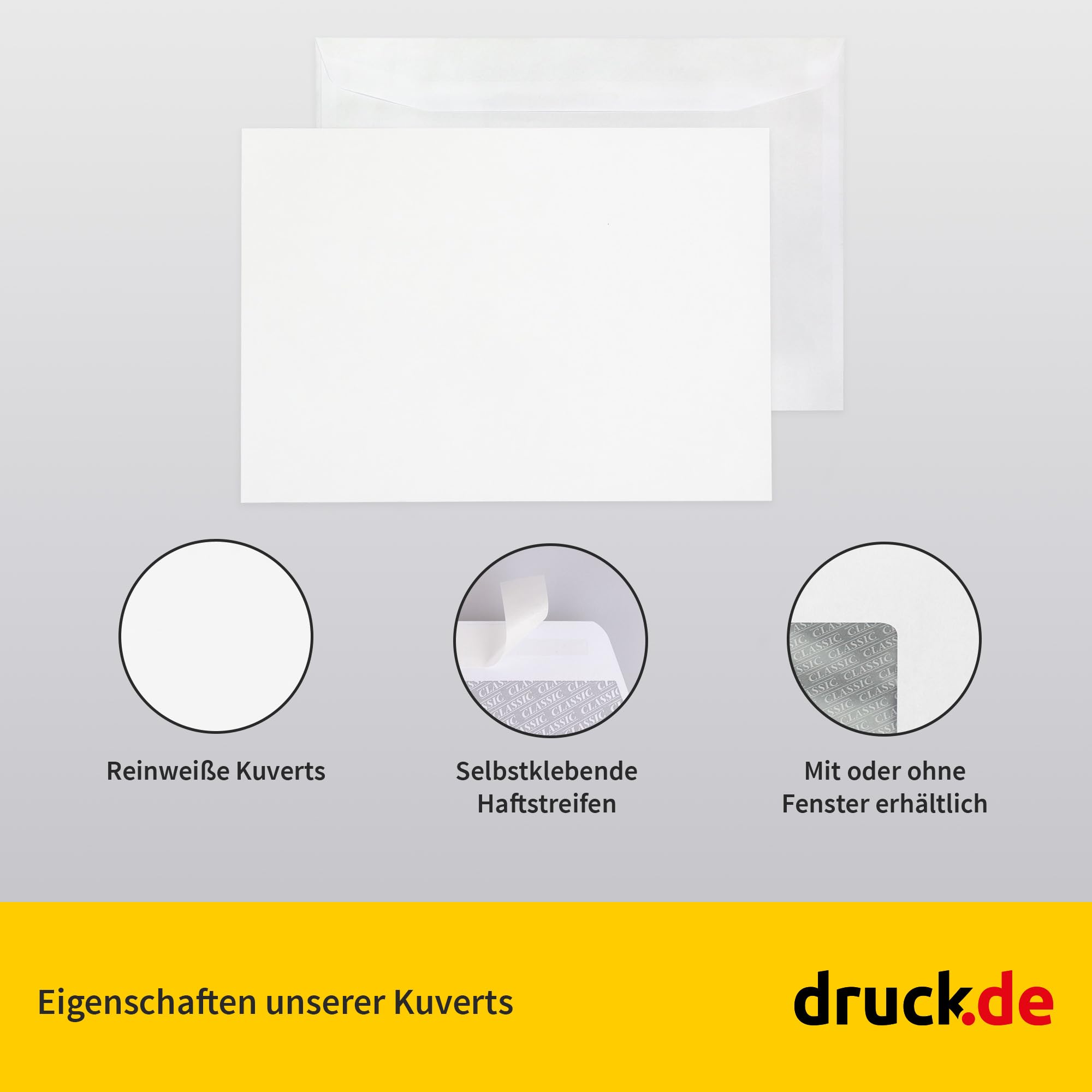 1000 Stück Briefumschläge Kuverts C5 - ohne Fenster - weiß | 1000 Stück Briefumschläge Kuverts Briefhüllen C5, ohne Fenster, weiß, für Versand und Büro