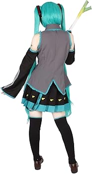 Amazon.co.jp: [NOOLOR] 初音ミク ネギ付きセット コスプレ衣装 (S