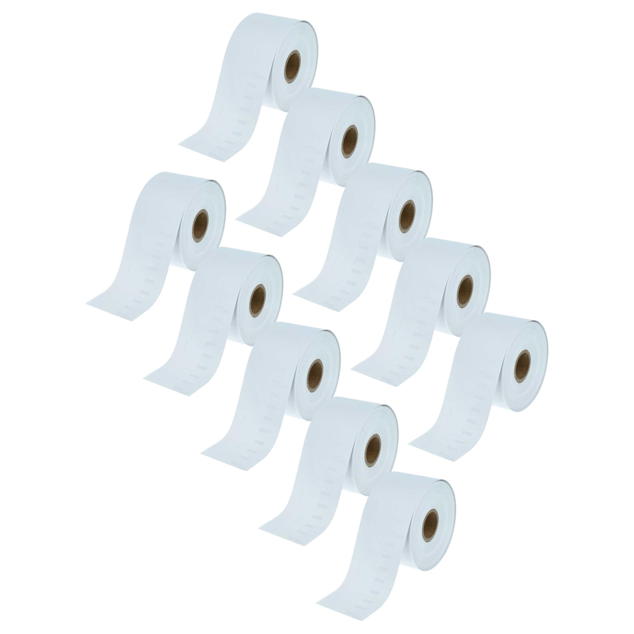 vhbw 10x Rolle 51mm x 89mm (300 Etiketten) Ersatz für Dymo S0929100 für Drucker Weiß