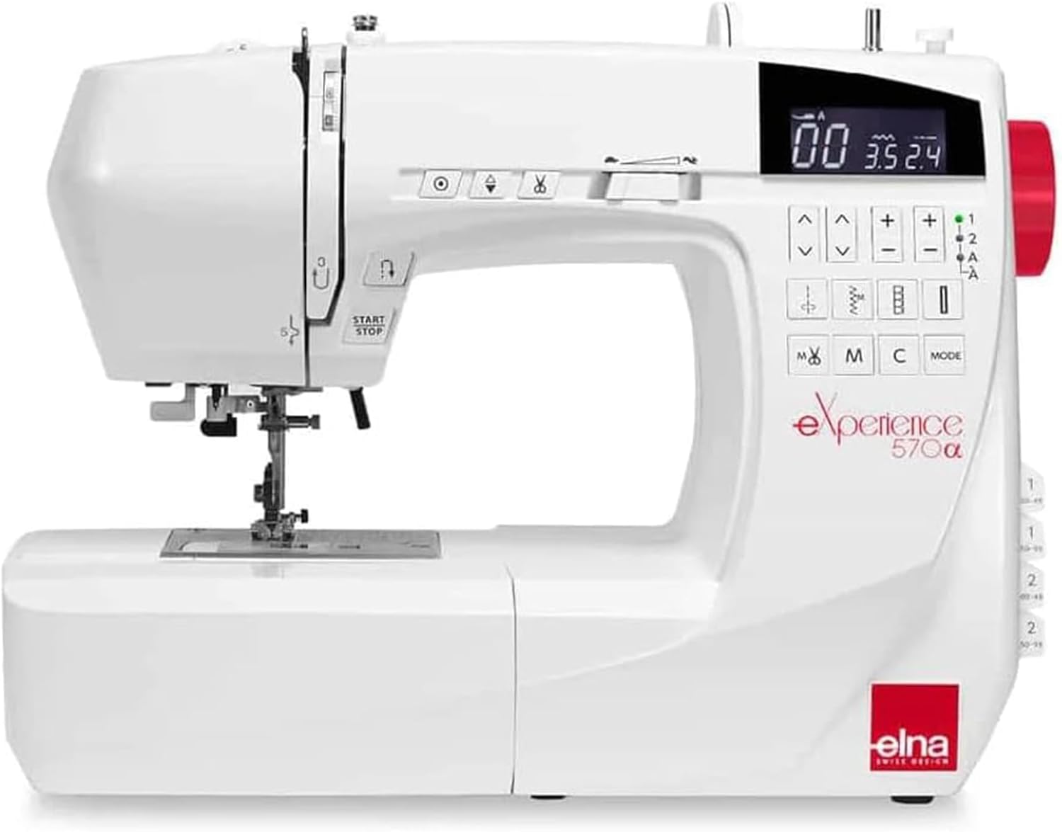 Elna eXperience 570A Computerized Sewing Machine 380 Stitches LCD Thread Cutter