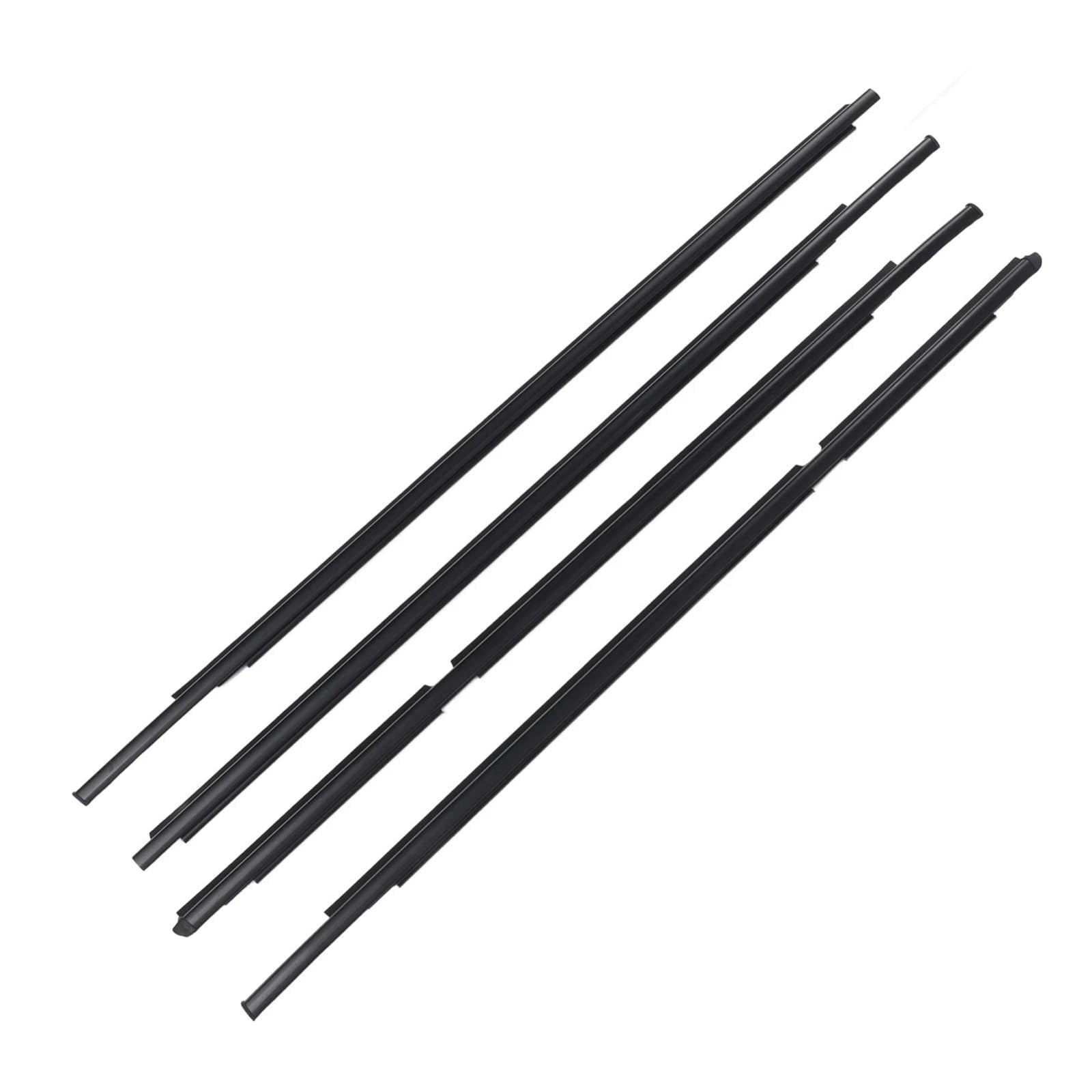 4PCS Car Door Window Weatherstrip Seal Sealing Strip for Toyota for Yaris 2005-2011 68210-52110 68160-52110