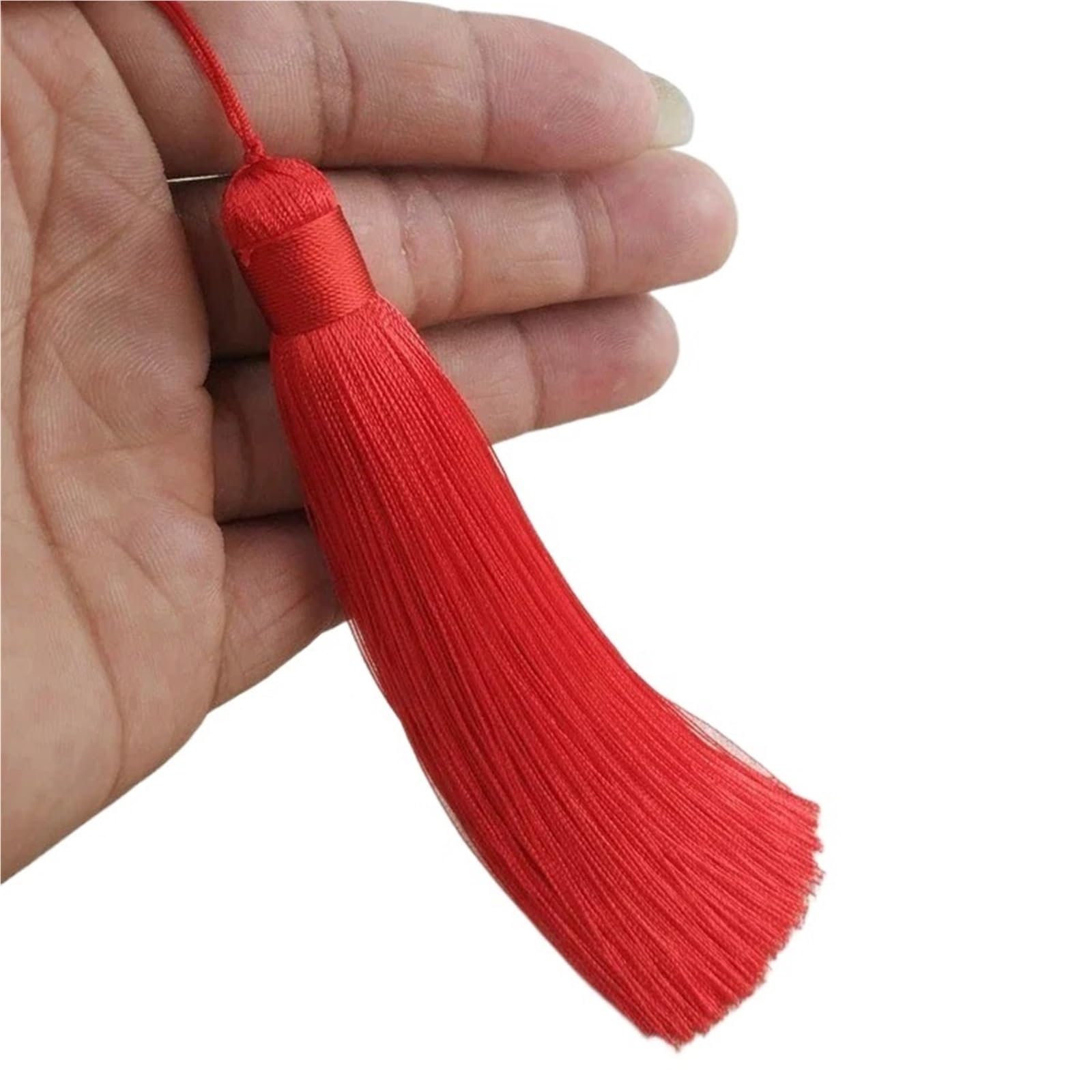 Silk Tassel Craft Decor, Silk Tassel Multicolor(Red 12cm)