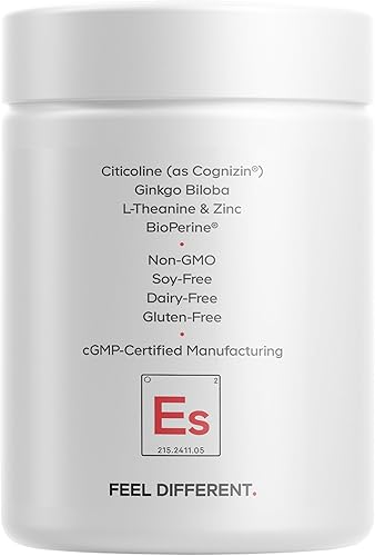 Miniatura 9 de Codeage E-Sport Vitamins+ Citicoline Cognizin, Bacopa Monnieri Supplement, Multivitamins, Astaxanthin, L-Theanine, Ginkgo Biloba, Acetyl-L-Tyrosine,