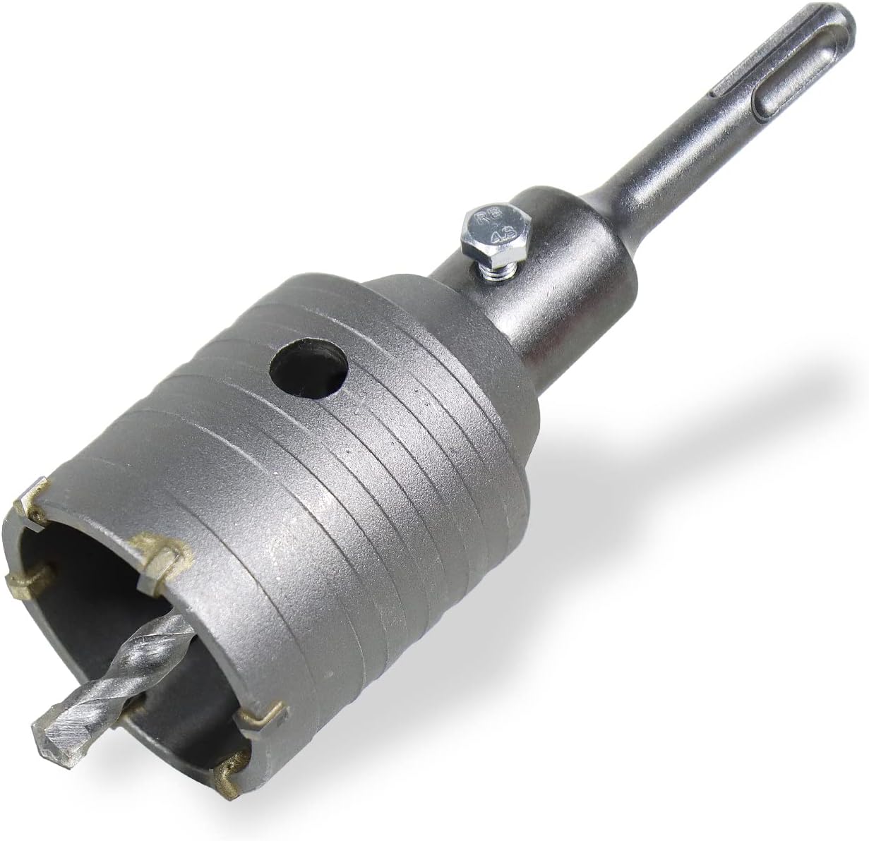Meccion Diamantboorkroon met pilotboor en SDS Plus-adapter, diamantboorkroon voor beton, baksteen, beton, metselwerk, steen (68 mm