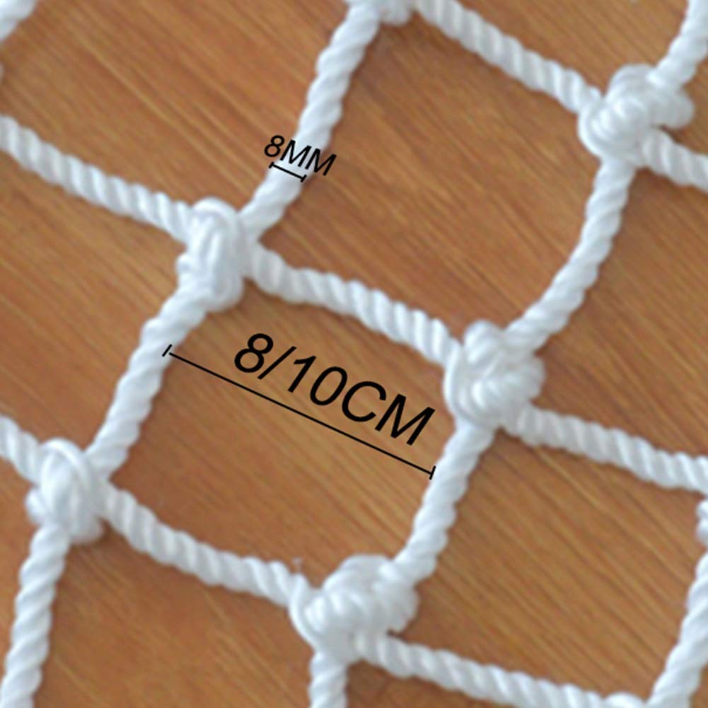 Rete di copertura rotonda per pozzetti, rete di sicurezza per fognature, rete di sicurezza per fossa settica, rete anti-caduta (bianco, 10 cm, 1,5 x 1,5 m)