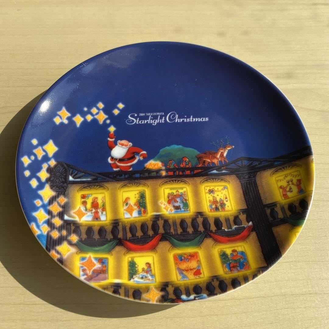 Amazon.co.jp: 高島屋 NARUMI コラボ クリスマスプレート お皿 2枚