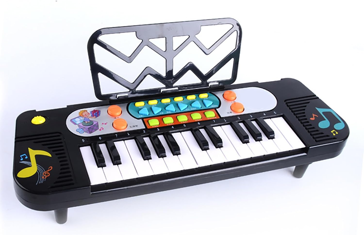 Lightweight Portable Electric Piano with Multiple Sounds for Kids Beginners, Simple Keys (with Sheets 25 Keys 11 Modes)