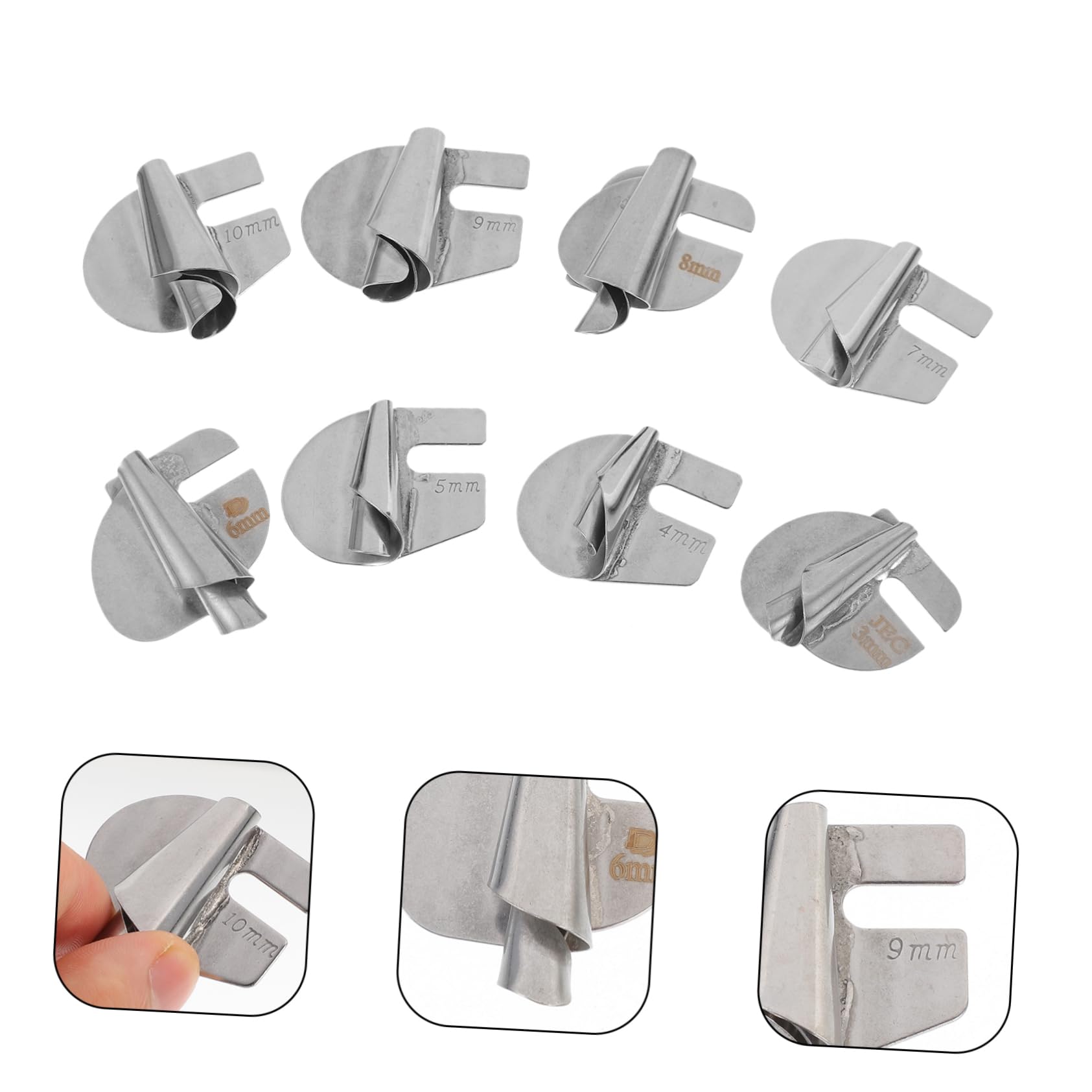 Uonlytech 5 Ensembles Accessoire De Machine À Ourlet Outil De Couture Pratique pour Machines 8 Pièces * 5