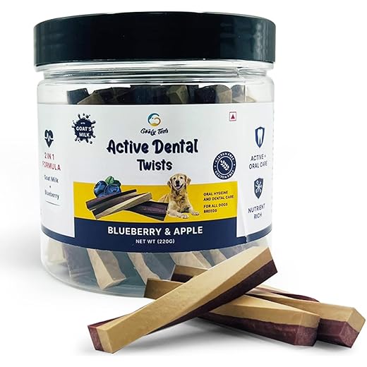 Goofy Tails Blueberry Apple Dental Stick 220g