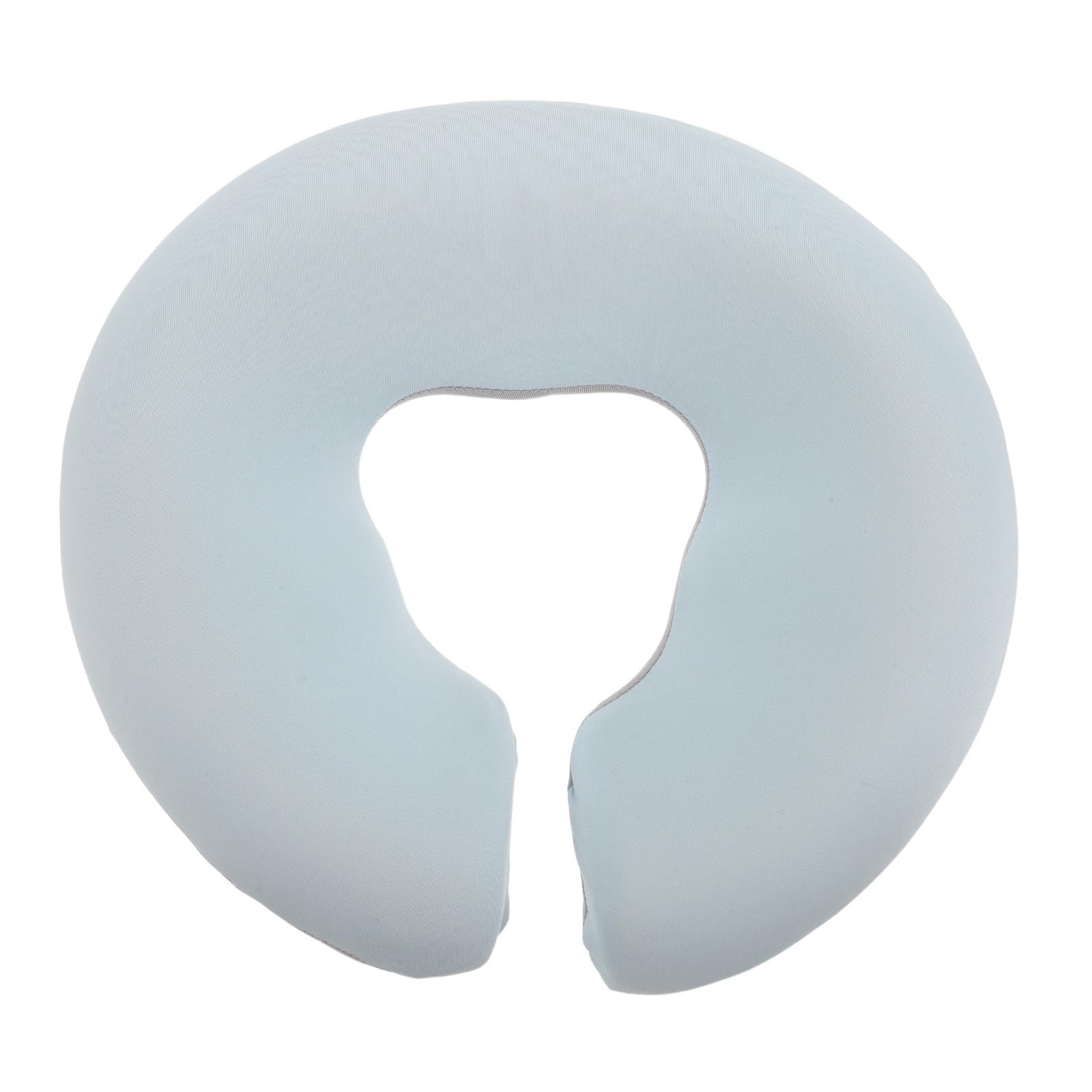 Reposacabezas de masaje ergonómico con espuma y tejido azul para estética 8