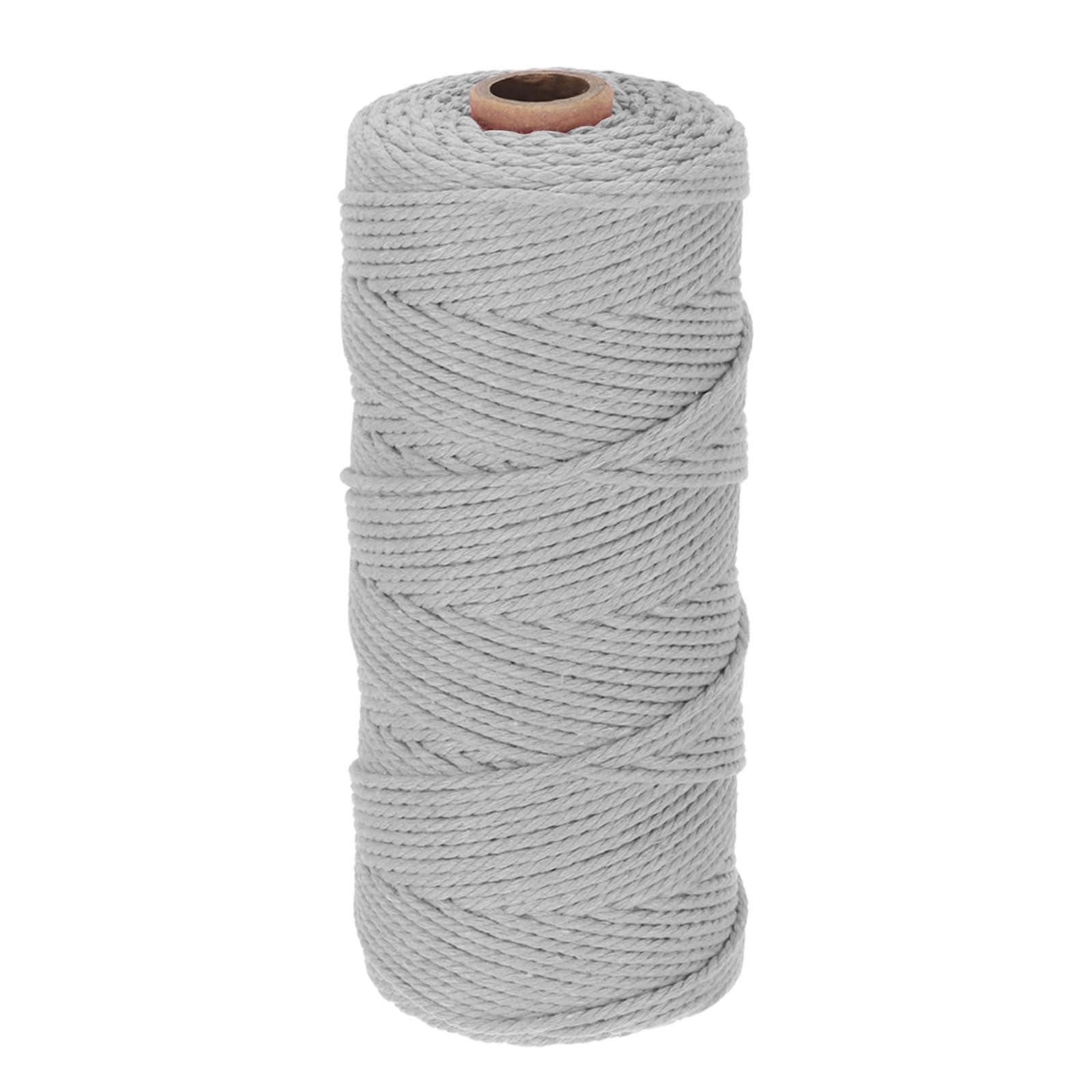 DMiotech 2mm x 170M (186 Yard) Light Grey Natural Cotton Macrame Rope