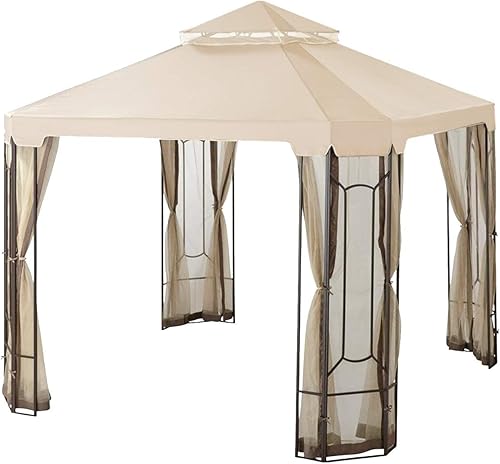 Garden Winds Toldo de repuesto para el cenador Cottleville - Riplock 350 - Beige