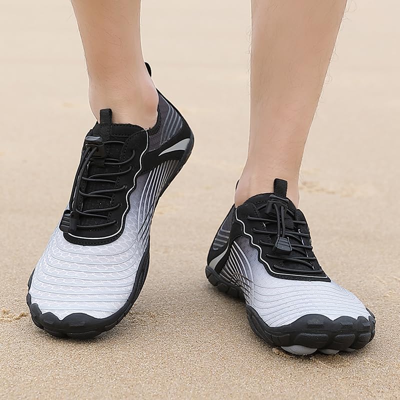 Barefoot Water Shoes Women Mens Aqua Sock Athletic Hiking Water Sports Shoes for Swim Beach Pool Sand Diving Walking4