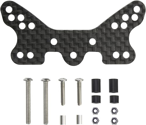 HOBOHY TT-02B carbono amortiguador delantero estancia para Tamiya RC coche TT02B chasis actualizaciones reemplazar piezas #54556