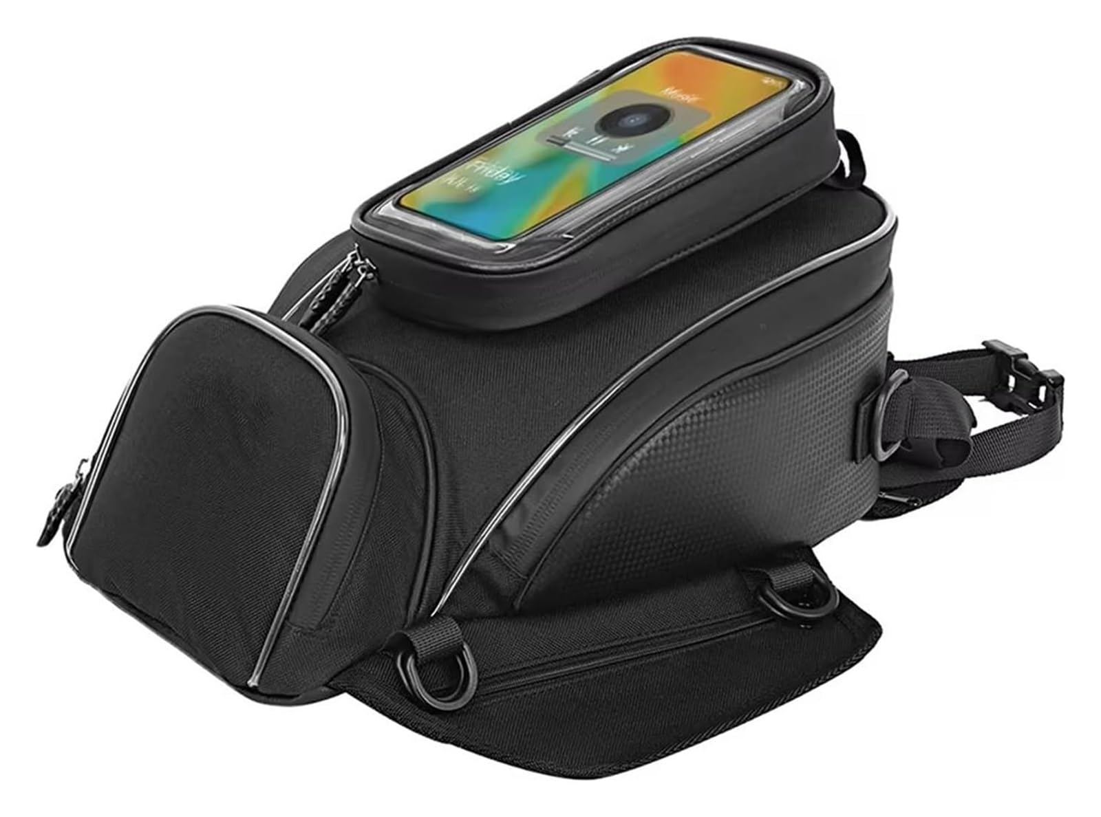 Moto Paraurti Borsa Bagagli per Moto Sella Kit Attrezzi Stivaggio Borsa A Sgancio Rapido Guida Serbatoio Schermo Touch Telefono Porta