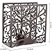 MyGift Brown Metal Napkin Holder Cutout Tree and Bird Design for Table Top, Counter Top, Kitchen, Buffet, Restaurant, Dinner Party, Holiday Gifts