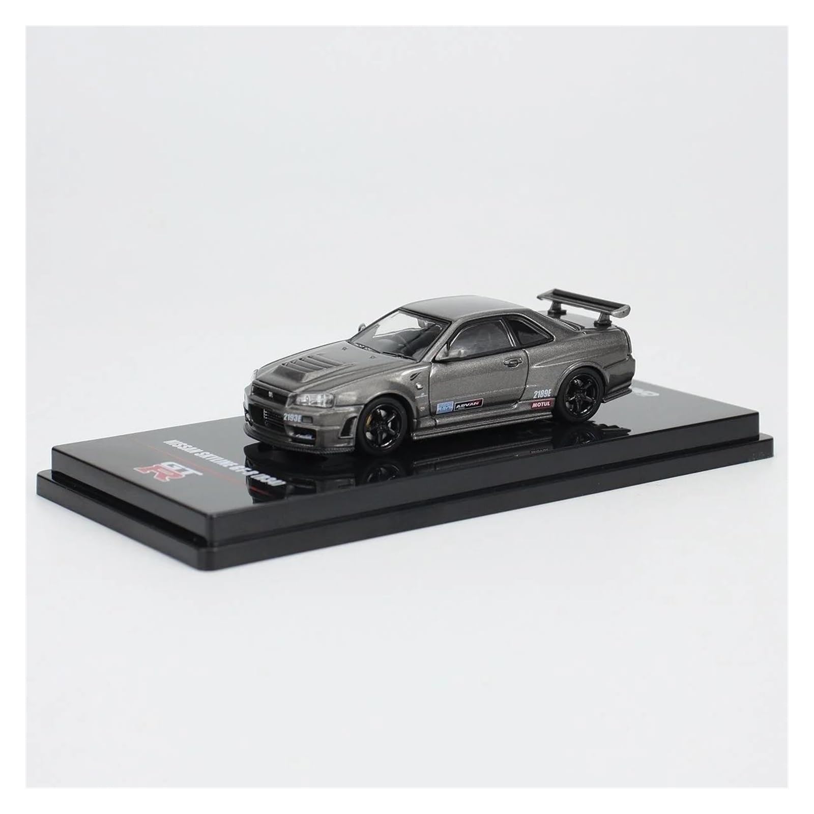 Modello Di Auto Pressofusa In Scala 1/64 Per GTR R34, Giocattolo Da Collezione, Ornamento Da Tavolo, Regalo(No box)