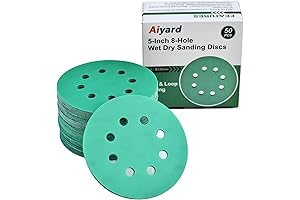 1200 Grit Sandpaper: 5-Inch Wet Dry Sanding Discs for Smooth Finishes